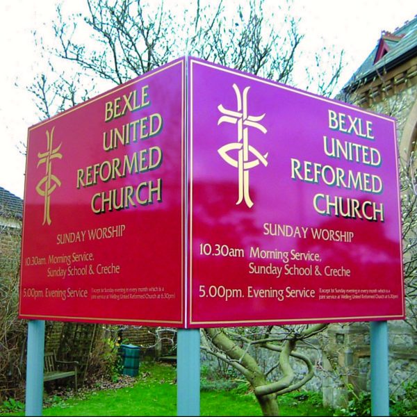 Church Post Signs 11