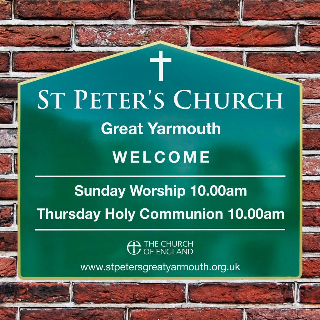 Wall Mounted Church Signs 1