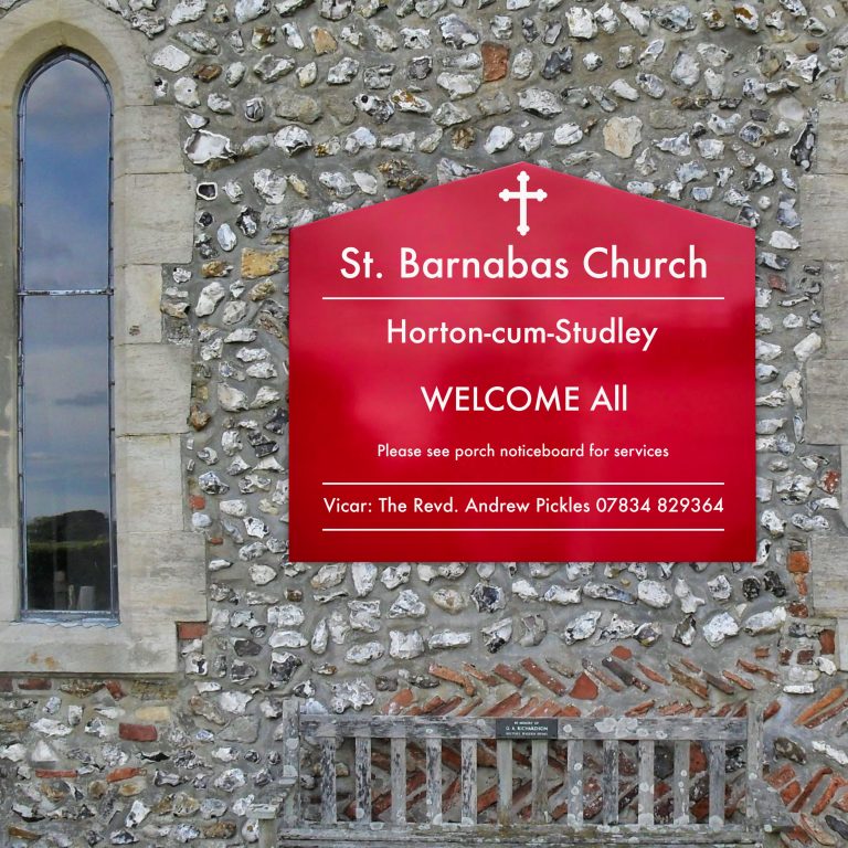 Wall Mounted Church Signs 4