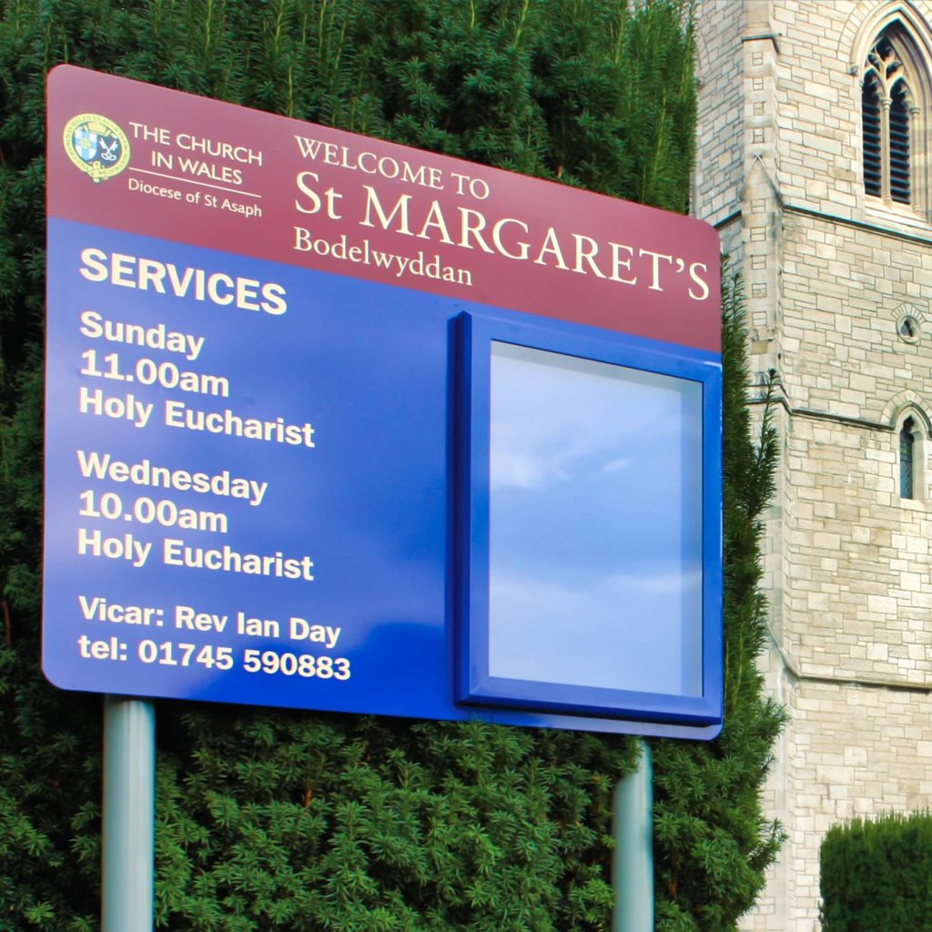 Deluxe Church Notice Board